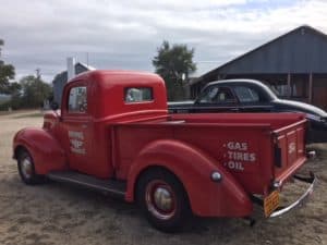 Old red truck
