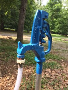 Water source at campground.