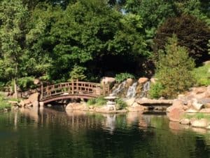 Foot bridge.
